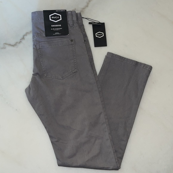 🔥RVCA DAGGERS SLIM FIT PANT NWT - Picture 4 of 4